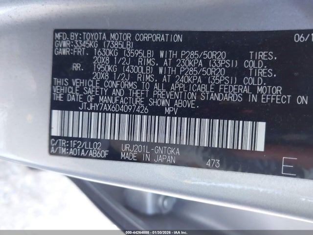 2013 LEXUS LX 570 JTJHY7AX6D4097426 Photo 8