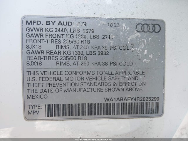 2024 AUDI Q5 WA1ABAFY4R2025299 Photo 8