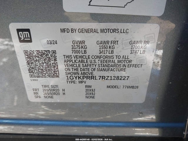 2024 CADILLAC LYRIQ 1GYKPRRL7RZ128227 Photo 8