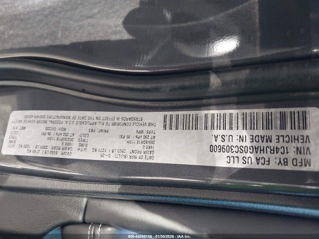 2025 Jeep Grand Cherokee Laredo X 4x4 მანქანა იყიდება აუქციონზე, vin: 1C4RJHAG0SC309600, აუქციონის ნომერი: 44265156