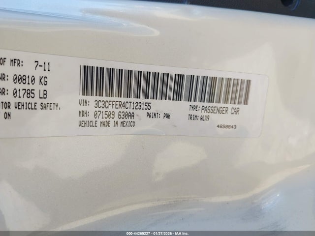 2012 FIAT 500C 3C3CFFER4CT123155 Photo 8
