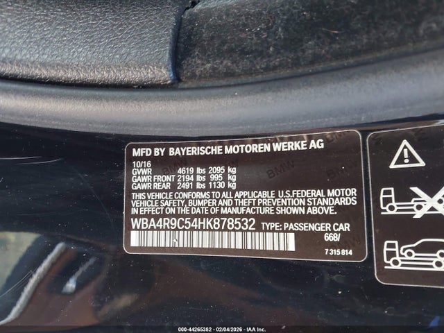 2017 BMW 430I WBA4R9C54HK878532 Photo 8