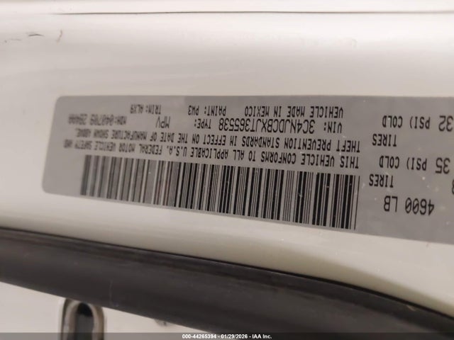 3C4NJDCBXJT365538 Jeep Compass Limited 4x4