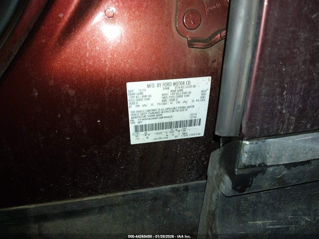 Ford EXPLORER XLT 2015 1FM5K8D89FGB59433 Image 9