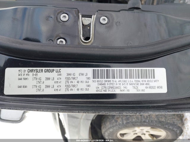 Продажа на аукционе авто 2010 Dodge Ram 1500 Slt/sport/trx, vin: 1D7RV1GP0AS100631, номер лота: 44265512