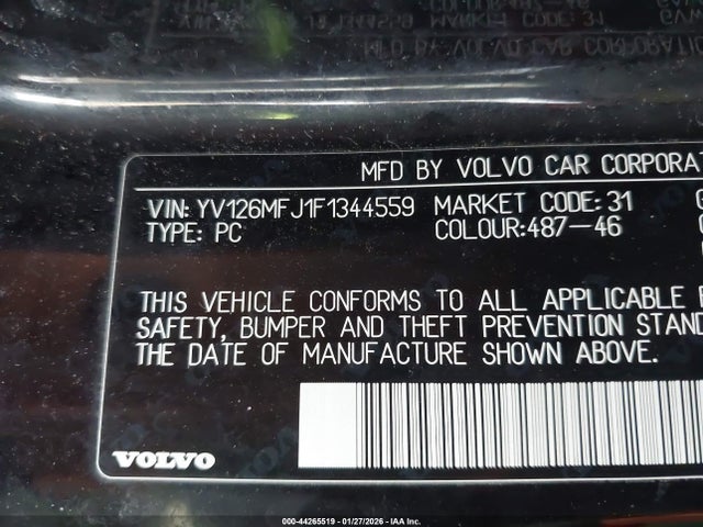 2015 VOLVO S60 YV126MFJ1F1344559 Photo 8