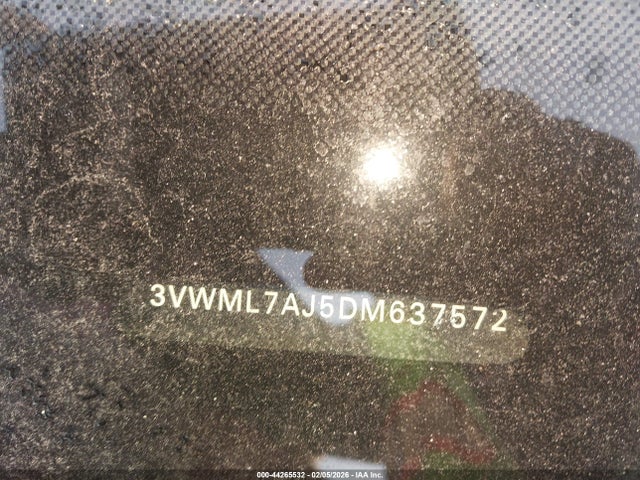 Aukcja sprzedaży 2013 Volkswagen Jetta Sportwagen 2.0l Tdi, vin: 3VWML7AJ5DM637572, numer aukcji: 44265532