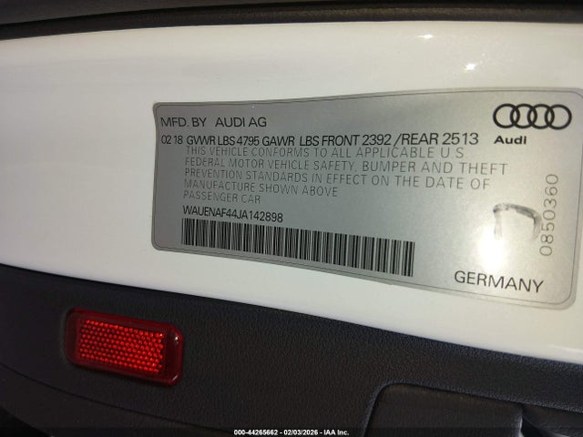 2018 AUDI A4 WAUENAF44JA142898 Photo 8