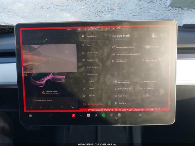 2021 TESLA MODEL 3 5YJ3E1EA9MF026318 Photo 6