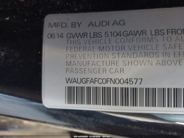 2015 AUDI A6 WAUGFAFC0FN004577 Photo 8