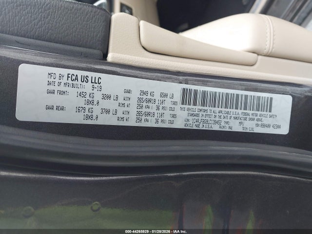 2020 JEEP GRAND CHEROKEE 1C4RJFBG9LC139452 Photo 8