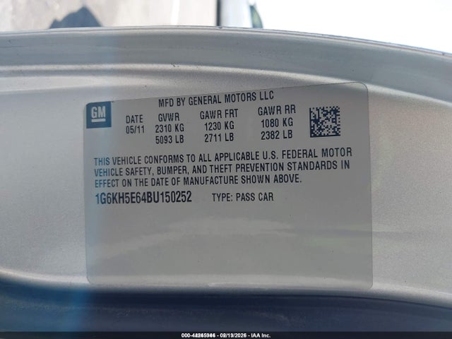 2011 CADILLAC DTS 1G6KH5E64BU150252 Photo 8