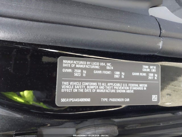 Lucid Air Pure 2025 50EA1PGA4SA009060 Image 9