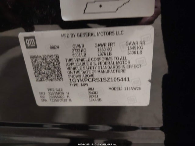 2025 CADILLAC XT6 1GYKPCRS1SZ105441 Photo 8