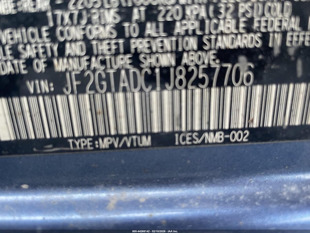 2018 SUBARU CROSSTREK JF2GTADC1J8257706 Photo 8