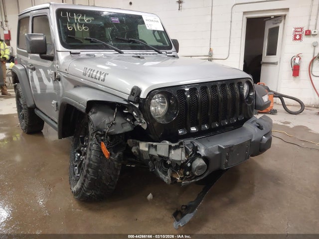 44266166 :رقم المزاد ، 1C4GJXAN9MW615437 vin ، 2021 Jeep Wrangler Willys Sport مزاد بيع