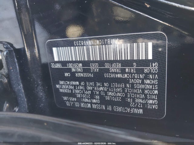 2022 NISSAN ROGUE SPORT JN1BJ1CW7NW498233 Photo 8
