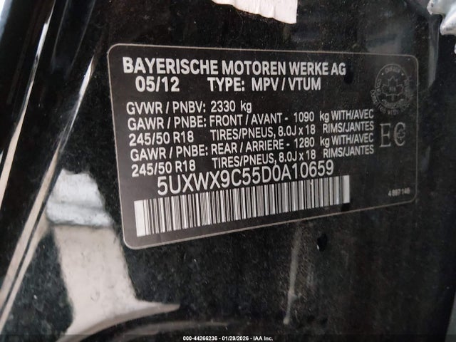2013 BMW X3 5UXWX9C55D0A10659 Photo 8