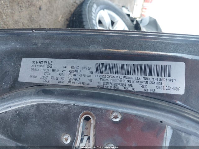 Aukcja sprzedaży 2019 Ram 1500 Classic, vin: 3C6RR7KT8KG723484, numer aukcji: 44266533
