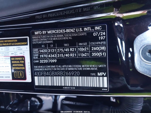 4JGFB4GBXRB266920 Mercedes-Benz Gle 450 Plug-in Hybrid 4matic