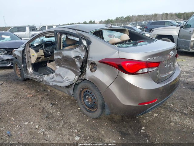 Продаж на аукціоні авто 2016 Hyundai Elantra Se, vin: 5NPDH4AE4GH771893, номер лоту: 44266634