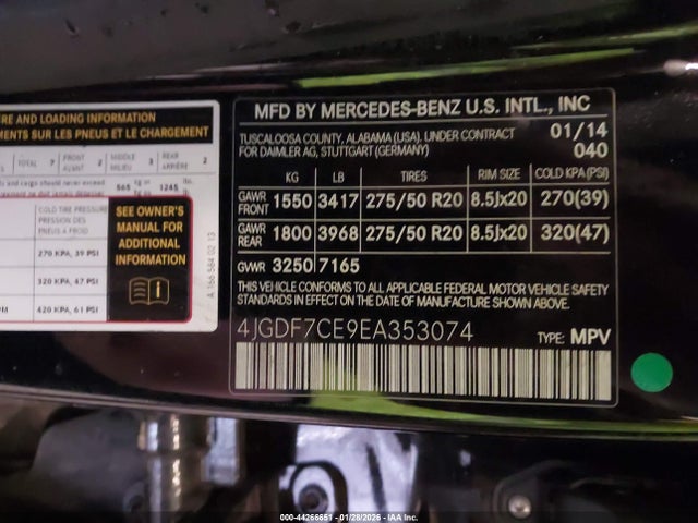 Mercedes-Benz Gl 450 4matic 2014 4JGDF7CE9EA353074 Image 9