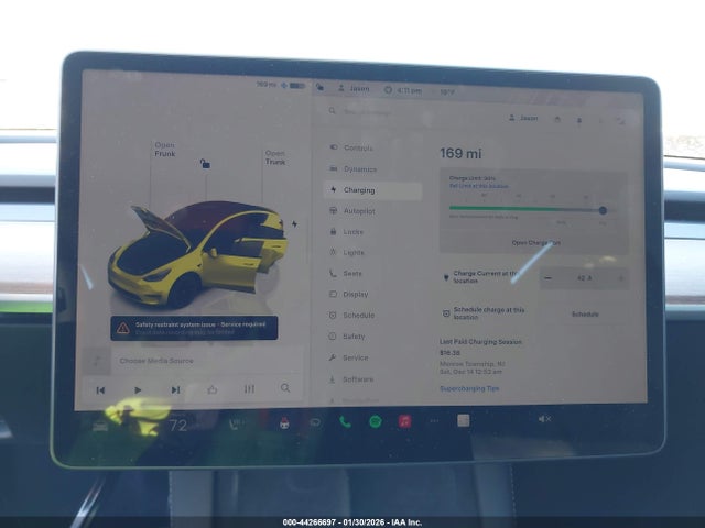 Продаж на аукціоні авто 2022 Tesla Model Y Long Range Dual Motor All-wheel Drive, vin: 7SAYGDEE4NF445847, номер лоту: 44266697