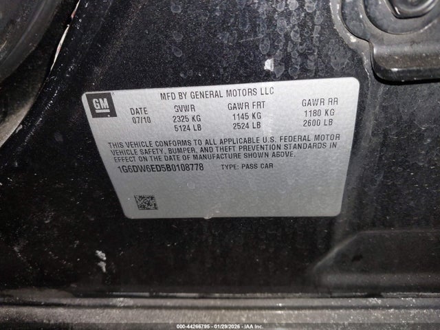 2011 CADILLAC STS 1G6DW6ED5B0108778 Photo 8