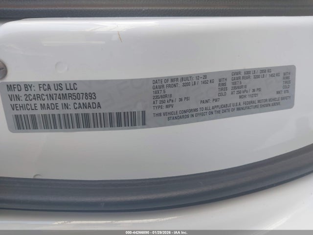 2021 CHRYSLER PACIFICA HYBRID 2C4RC1N74MR507893 Photo 8