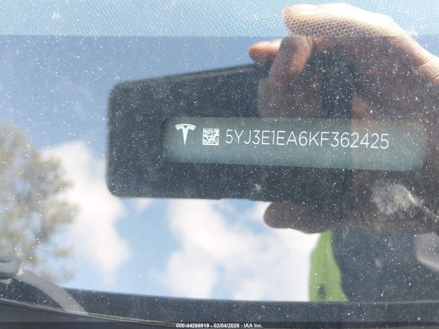 Tesla Model 3 Long Range/mid Range/standard Range/standard Range Plus 2019 5YJ3E1EA6KF362425 Image 9