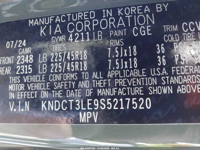 KIA Niro Sx Touring 2025 KNDCT3LE9S5217520 Image 9