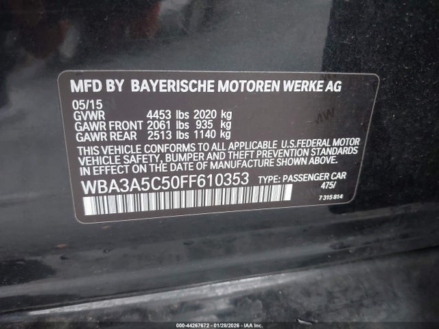 WBA3A5C50FF610353 BMW 328I
