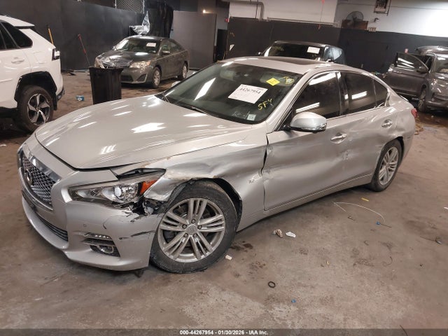 44267954 :رقم المزاد ، JN1BV7AR8EM700089 vin ، 2014 Infiniti Q50 Premium مزاد بيع