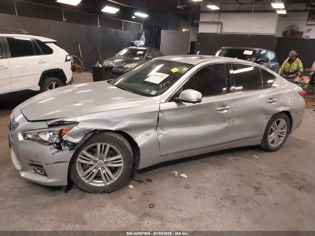 44267954 :رقم المزاد ، JN1BV7AR8EM700089 vin ، 2014 Infiniti Q50 Premium مزاد بيع