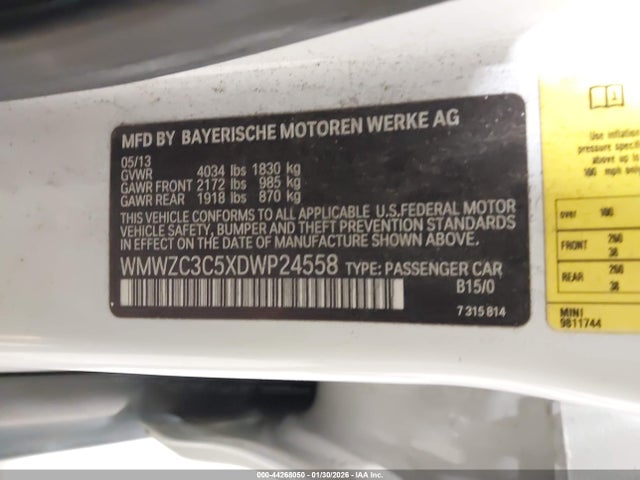 2013 MINI COUNTRYMAN WMWZC3C5XDWP24558 Photo 8