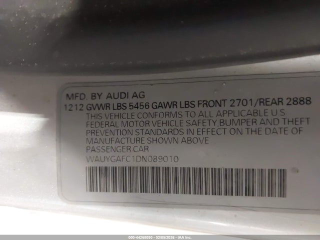 2013 AUDI A7 WAUYGAFC1DN089010 Photo 8