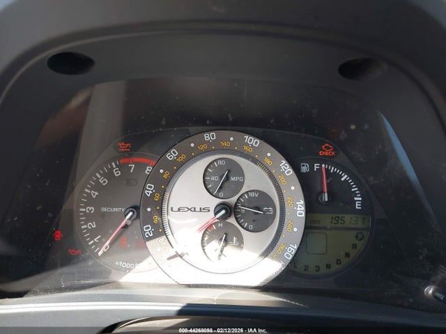 Aukcja sprzedaży 2002 Lexus Is 300, vin: JTHBD192920037993, numer aukcji: 44268098