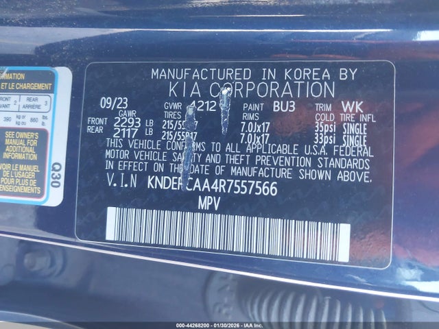 KNDERCAA4R7557566 KIA SELTOS EX