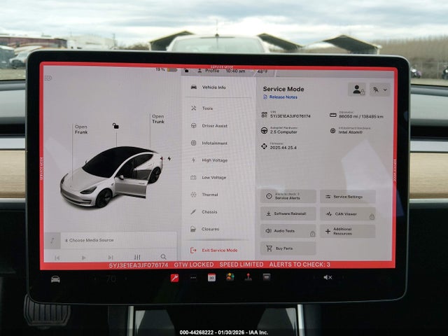 Aukcja sprzedaży 2018 Tesla Model 3 Long Range/mid Range, vin: 5YJ3E1EA3JF076174, numer aukcji: 44268222