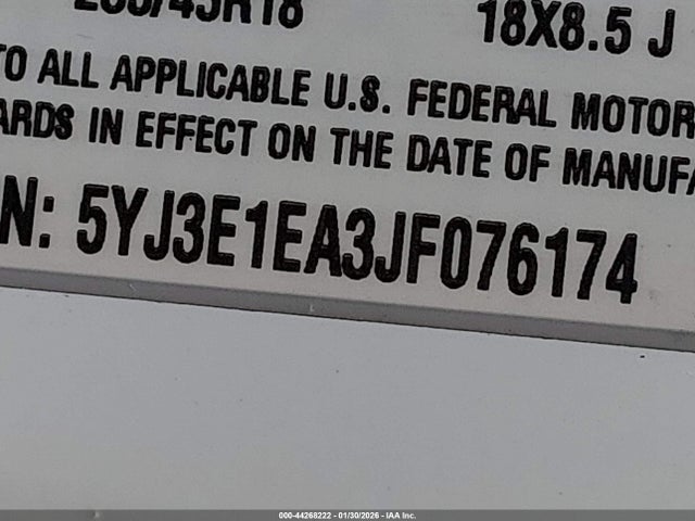 Aukcja sprzedaży 2018 Tesla Model 3 Long Range/mid Range, vin: 5YJ3E1EA3JF076174, numer aukcji: 44268222
