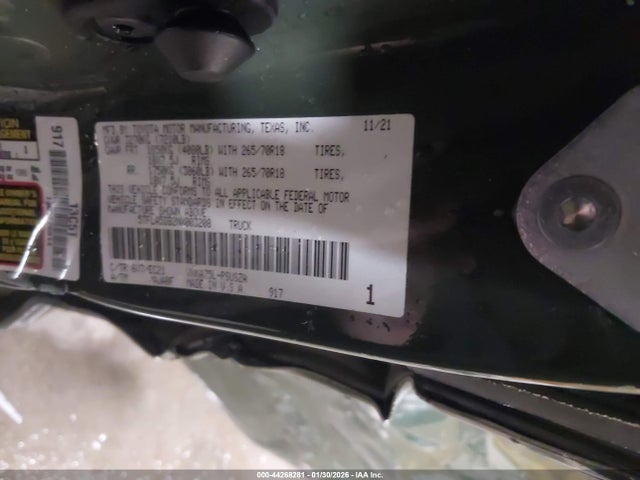 Toyota Tundra Sr5 2022 5TFLA5DB2NX003208 Image 9