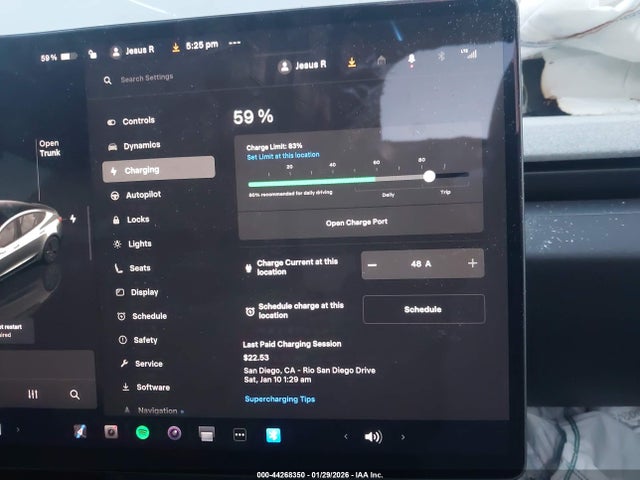 2025 Tesla Model 3 Long Range Rear-wheel Drive/standard Rear-wheel Drive მანქანა იყიდება აუქციონზე, vin: 5YJ3E1EA2SF026433, აუქციონის ნომერი: 44268350