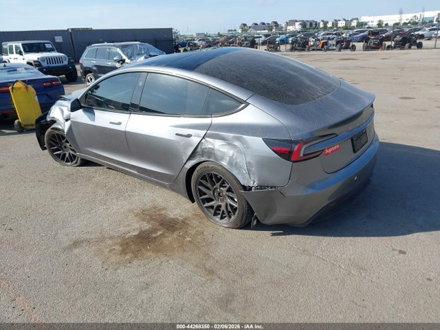2025 Tesla Model 3 Long Range Rear-wheel Drive/standard Rear-wheel Drive მანქანა იყიდება აუქციონზე, vin: 5YJ3E1EA2SF026433, აუქციონის ნომერი: 44268350