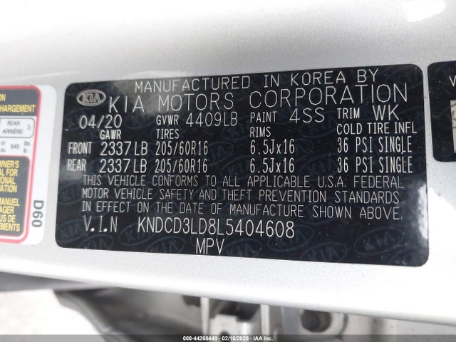 KIA Niro Plug-in Hybrid Ex 2020 KNDCD3LD8L5404608 Image 9
