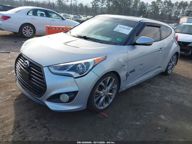 Hyundai Veloster Turbo W/black 2014 KMHTC6AE1EU201807 Image 2