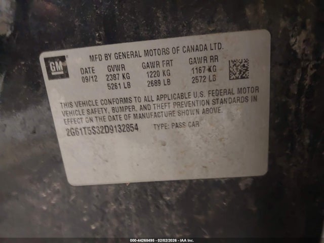 2013 CADILLAC XTS 2G61T5S32D9132854 Photo 8