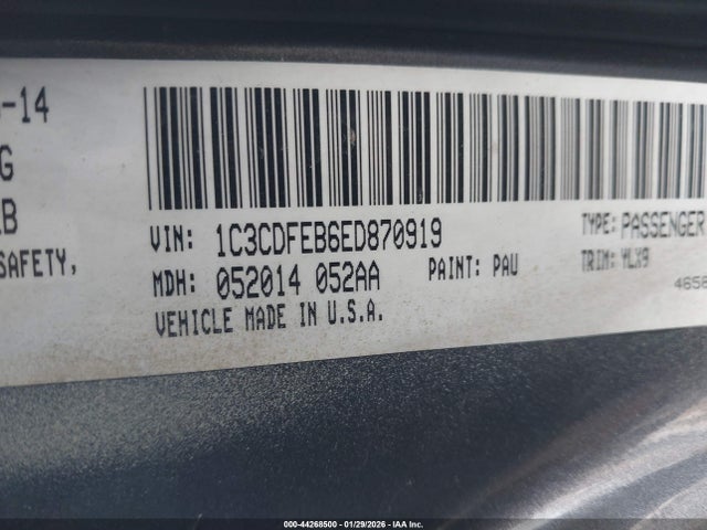 Dodge DART GT 2014 1C3CDFEB6ED870919 Image 9
