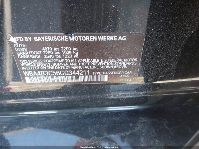 2016 BMW 435I GRAN COUPE WBA4B3C56GG344211 Photo 8