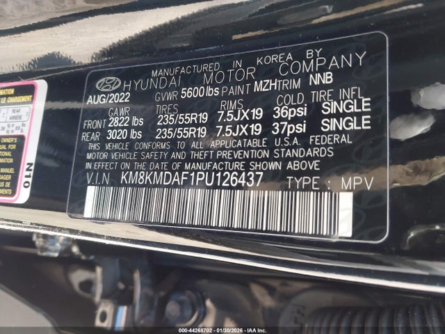 Hyundai IONIQ 5 SE 2023 KM8KMDAF1PU126437 Image 9