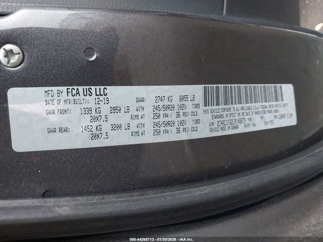 2C4RC1FG2LR145673 Chrysler Pacifica Touring